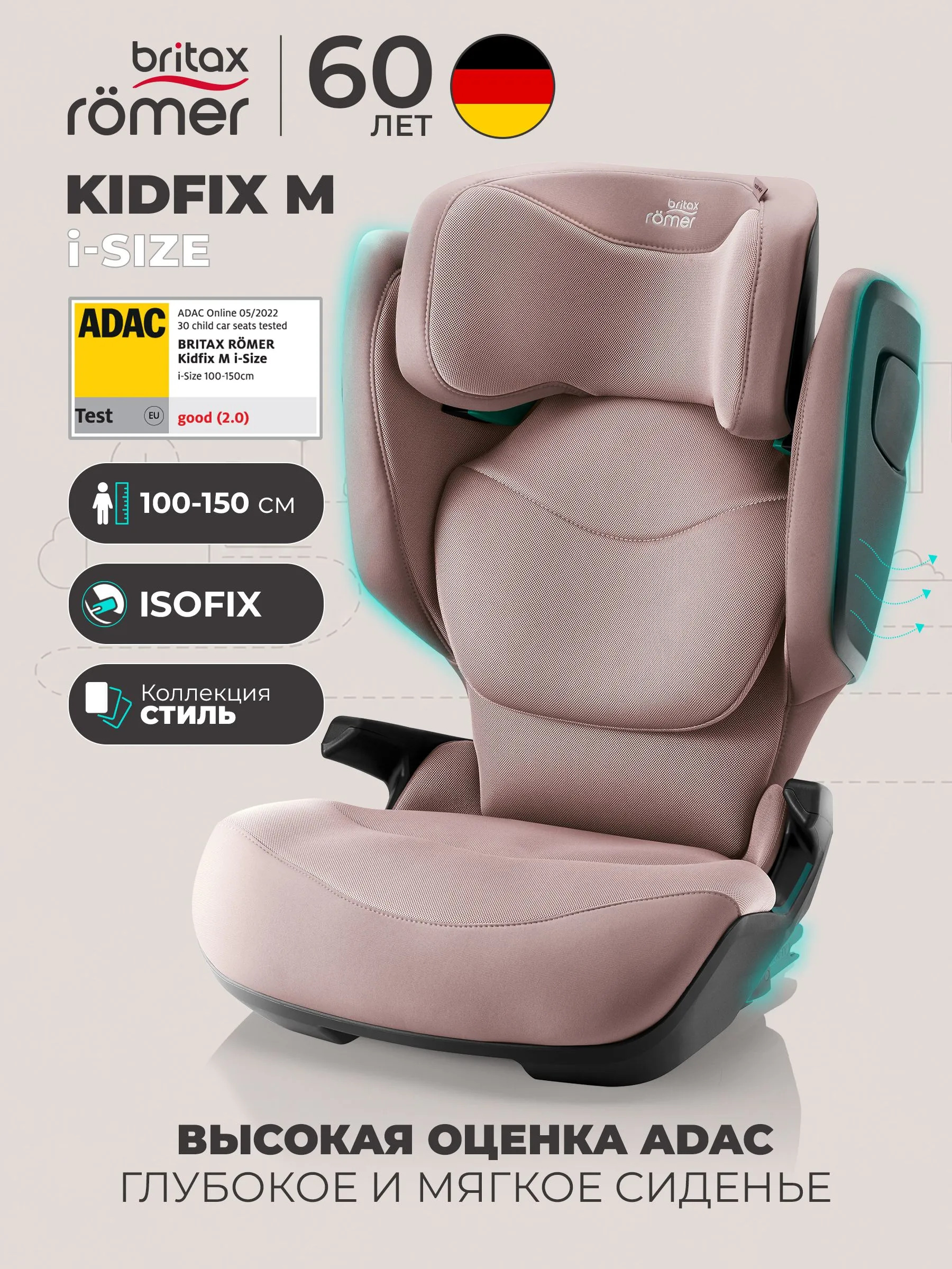 Автокресло Britax Römer KIDFIX PRO M i-SIZE Style - Dus...
